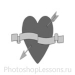 Кисти в виде сердечек для Фотошопа - кисть 13