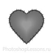 Кисти в виде сердечек для Фотошопа - кисть 17