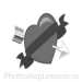 Кисти в виде сердечек для Фотошопа - кисть 3