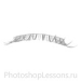 Кисти в виде ресниц для Фотошопа - кисть 31