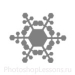 Кисти: снежинки для Фотошопа - кисть 34