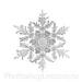 Кисти: снежинки для Фотошопа - кисть 38