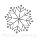 Кисти: снежинки для Фотошопа - кисть 48