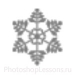 Кисти: снежинки для Фотошопа - кисть 51