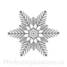 Кисти: снежинки для Фотошопа - кисть 57