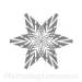 Кисти: снежинки для Фотошопа - кисть 58